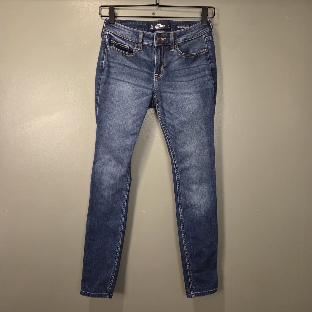 Hollister Low Rise Super Skinny Classic Stretch Jeans Y2K Style, Women's Size 1S
